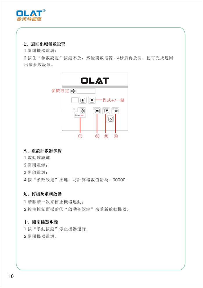 OLAT歐萊特移印機(jī)系列操作手冊