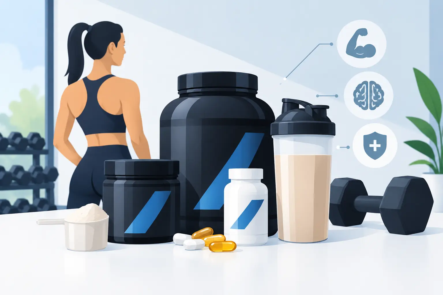 Suplementos de gimnasio que sí tienen evidencia